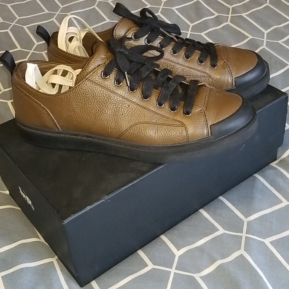 Leather Coach shoes